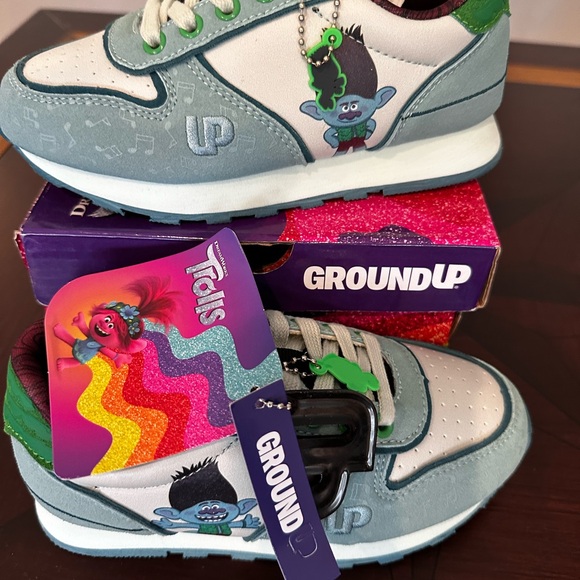 Trolls Other - Kids Trolls Sneakers - Blue and Green - UP